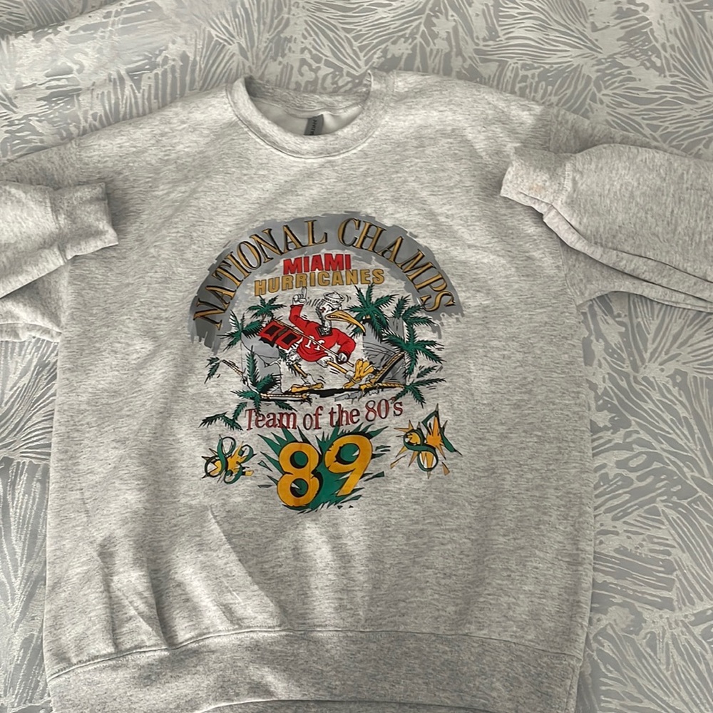 Vintage University of Miami Crewneck